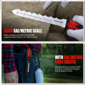 PINOZE safety Oxford sheath protects the blade and pocket when stored or transporting.