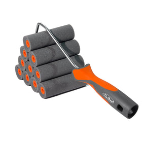 PinStone 11-pack 4-inch foam roller set with concave edges for clean, precise lines.