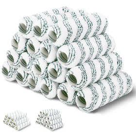 PinStone 18-pack 9-inch roller covers provide smooth, even coats on rough surfaces.