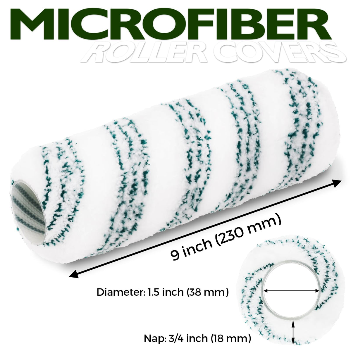 PinStone 3/4-inch nap close-up highlights tightly woven microfiber minimizing shedding.