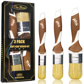 PinStone 1-inch flat brush for precise edges and even coating.