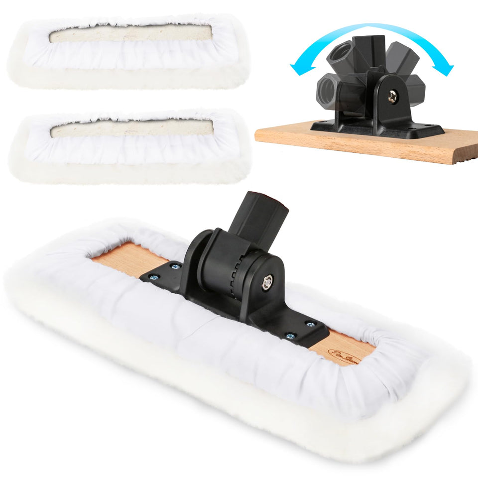 PinStone 4-pack lambswool applicator kit for even coverage on decks and fences.