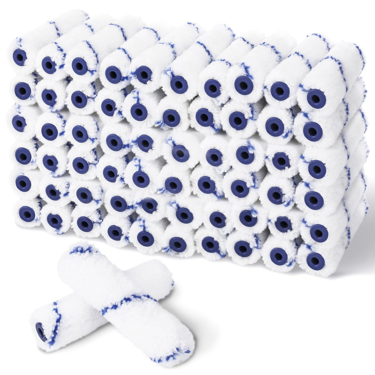 PinStone 60-piece 4-inch microfiber roller covers for smooth, even paint application