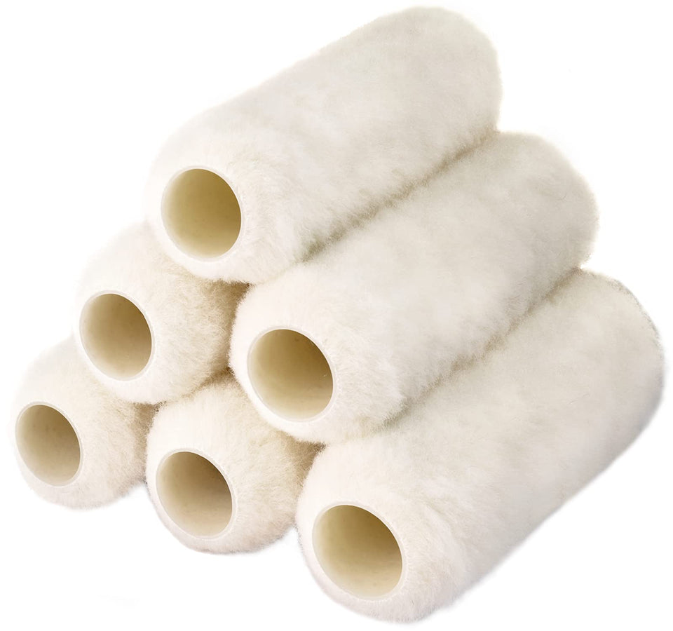 PinStone six-pack lambswool roller covers for 9-inch frames deliver quick coverage.