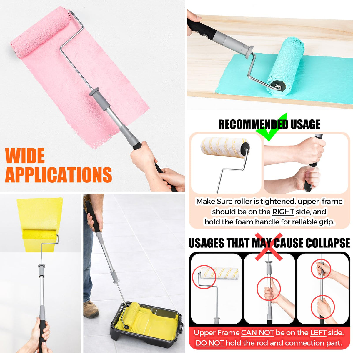 Durable zinc-plated frame and aluminum rod for long-term use
