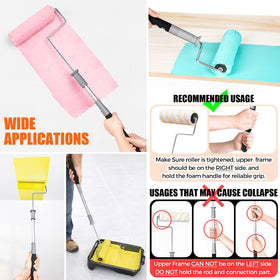 Durable zinc-plated frame and aluminum rod for long-term use