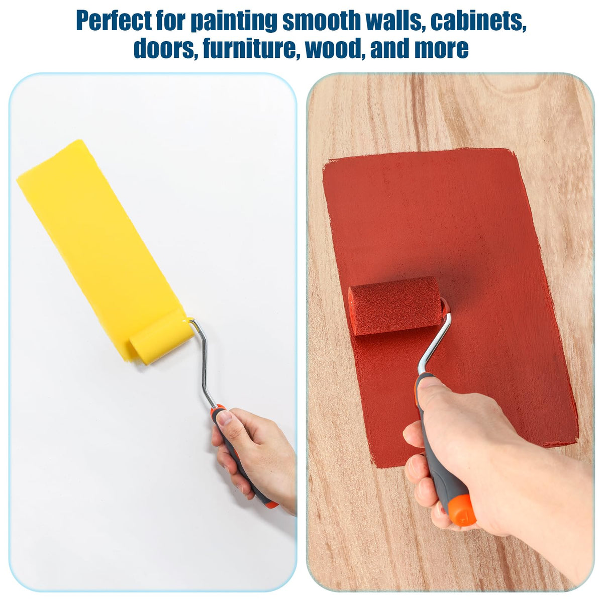PinStone versatile rollers suitable for walls and cabinets.