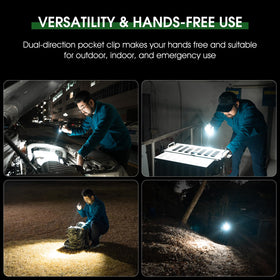 PIOOCAN flashlight rugged design supports camping and hiking adventures