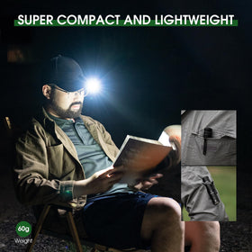 PIOOCAN flashlight IPX6 water resistance protects against rain and splashes