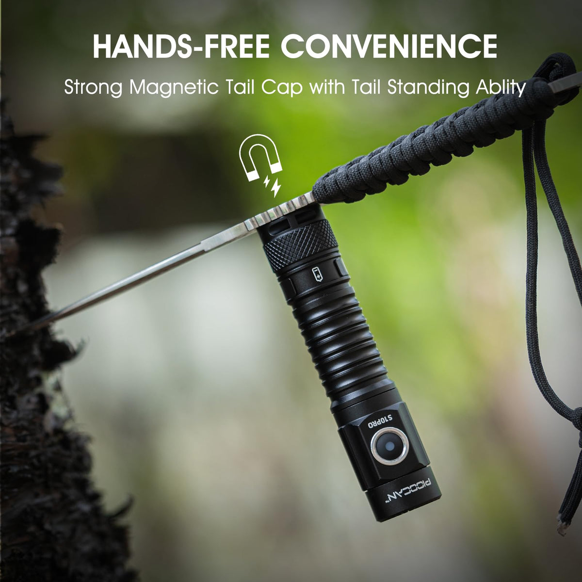 PIOOCAN S10Pro all-metal aluminum body for rugged durability