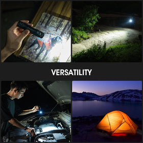 PIOOCAN S10Pro handheld flashlight fits in glove box or kit