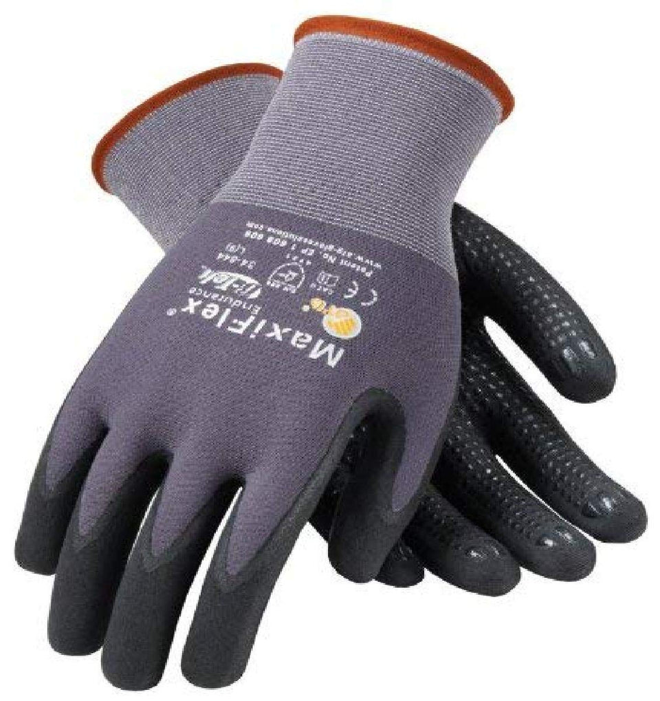 PIP MaxiFlex Endurance glove gray; improved grip for light oil tasks.