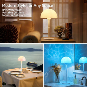 PIRTSDEL cordless portable lamp with non-slip base for any room