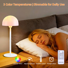 PIRTSDEL rechargeable shower lamp provides long hours of mood lighting