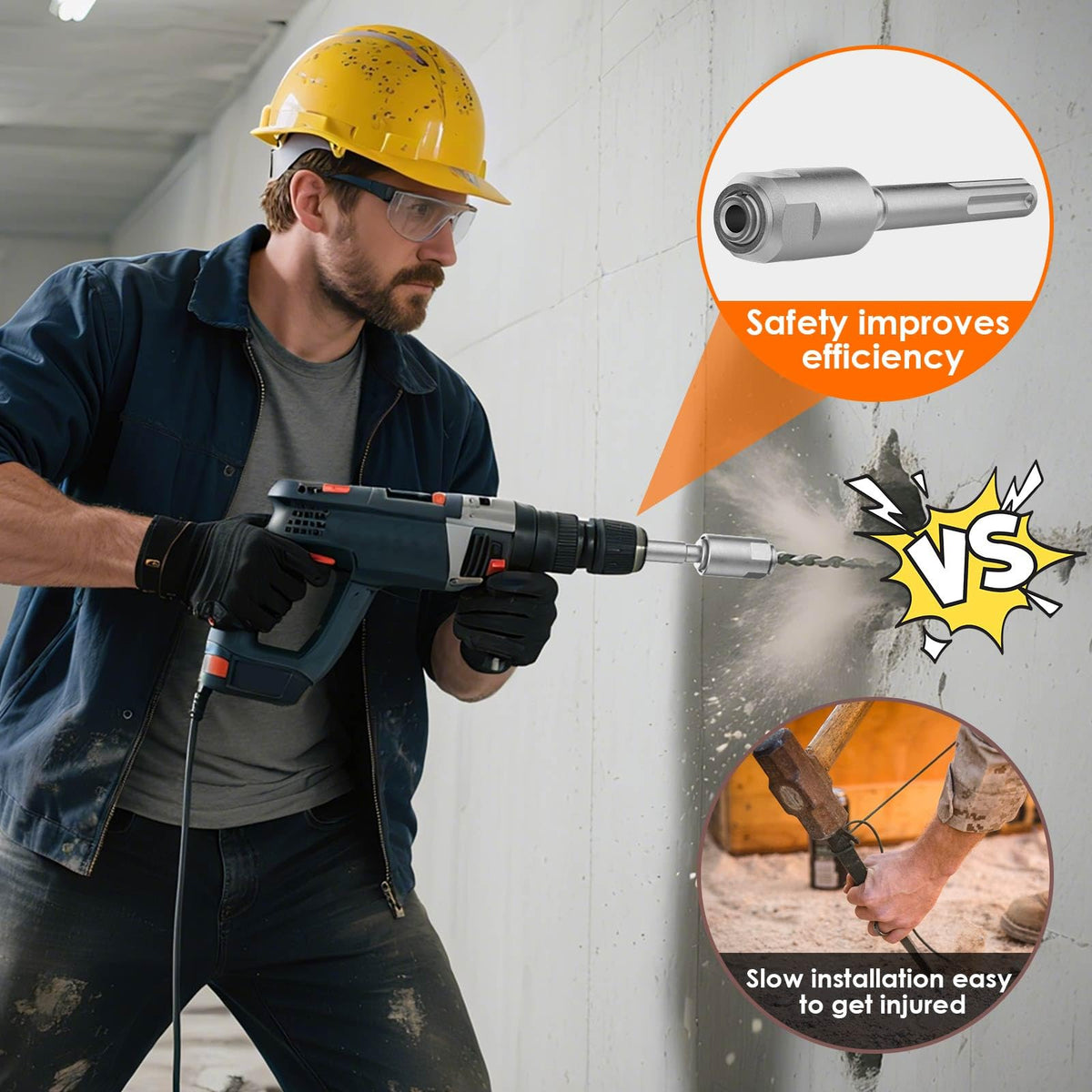 Pisman precision-engineered adapter minimizes vibration for smoother chiseling