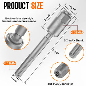 Pisman quick-change mechanism shown for effortless one-handed bit swapping