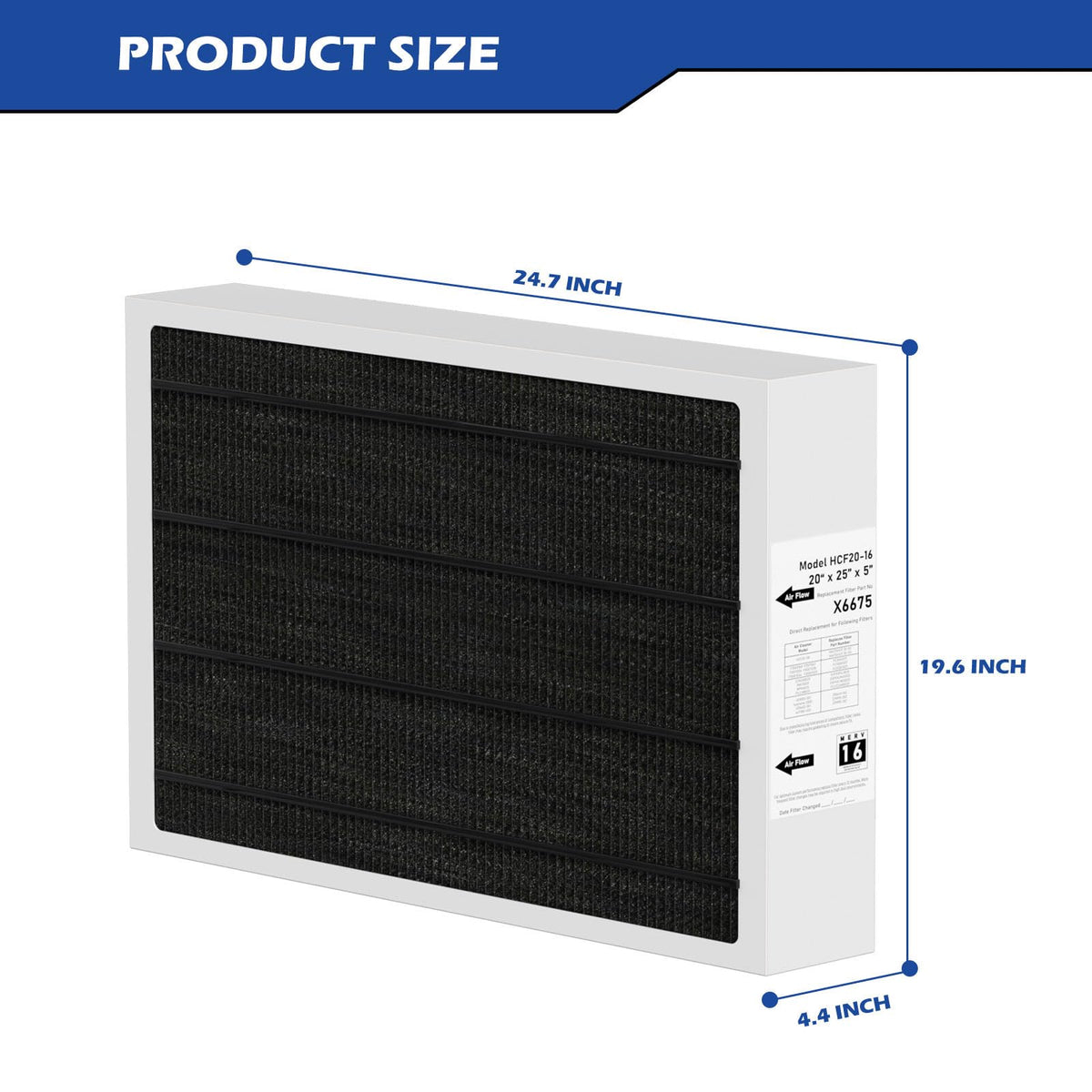 Durable construction Pitymody filter for long-lasting performance