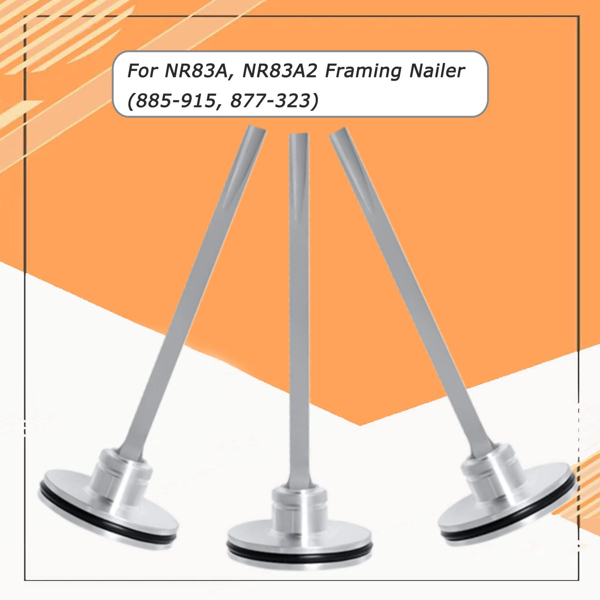 Piwerod aluminum piston with crimped grooves ensures secure fit