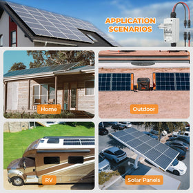 Pjerjzn outdoor usage scenario showing panel mounting under open sky.