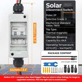 Pjerjzn package contents include switches, screws, terminals, connectors.
