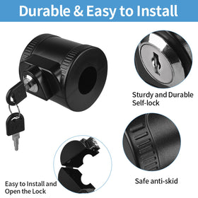 PKLIYH bathroom door safety cover on a circular knob to reduce accidental openings.