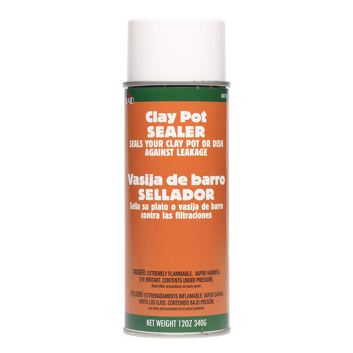 Plaid Clay Pot Sealer 12oz Clear bottle ready to protect terracotta pots.