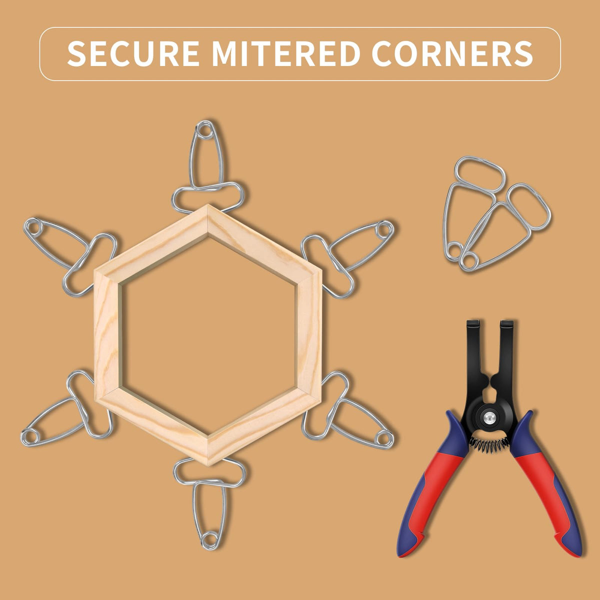 Planeko carabiner for clamps enabling easy storage and transport