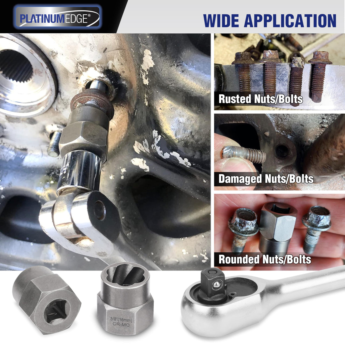 PLATINUMEDGE safe use tips encourage gradual, controlled force.
