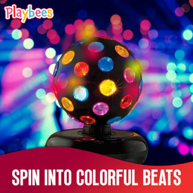 Playbees disco ball lamp ideal for photos and videos with dramatic reflections.