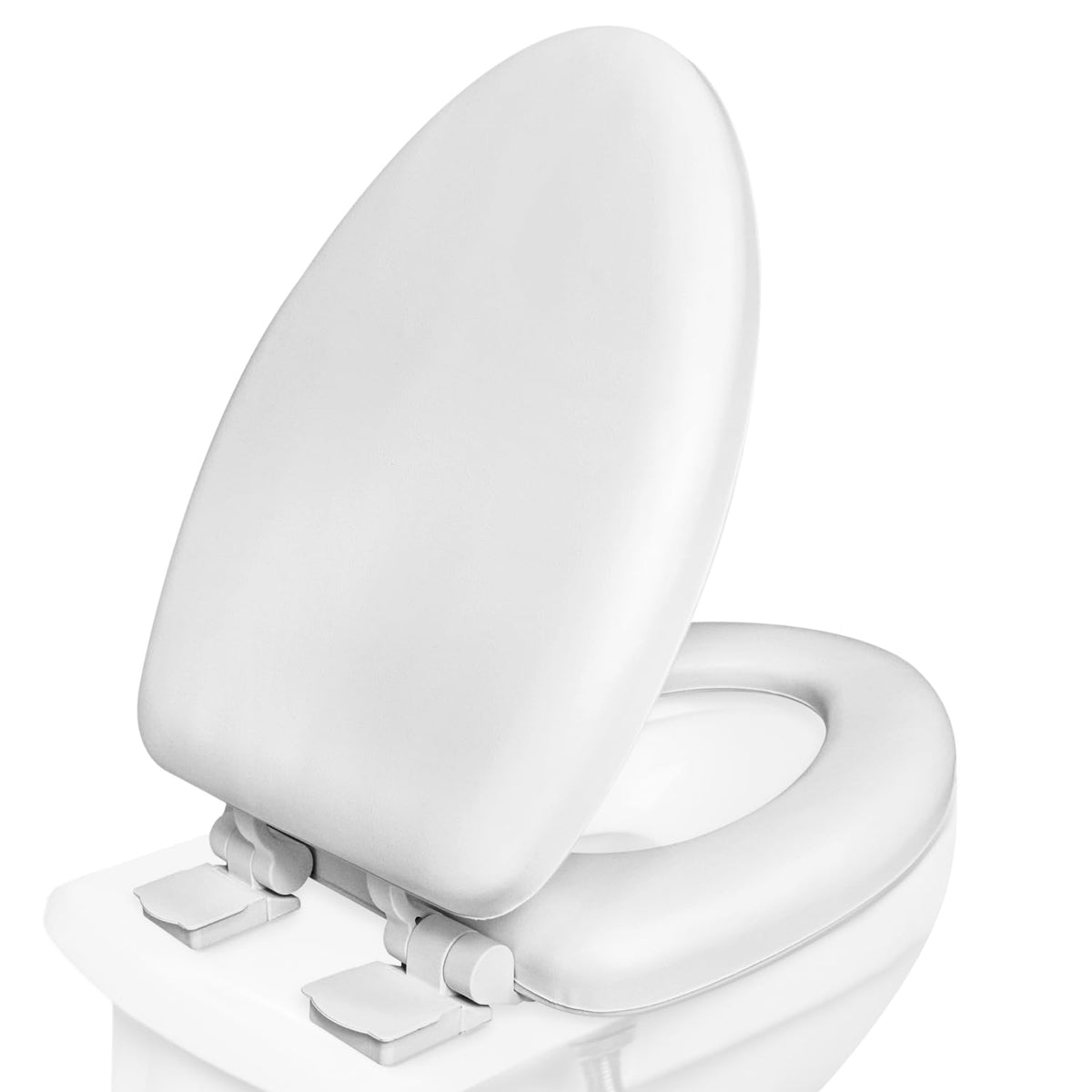 Plexon cushioned vinyl seat with wooden core for lasting comfort and stability.
