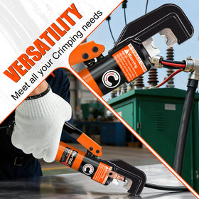 Pliertool battery cable lug tool for secure marine and electrical terminations