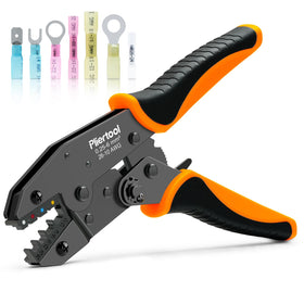 Pliertool crimping tool for heat-shrink connectors enables precise, durable crimps.