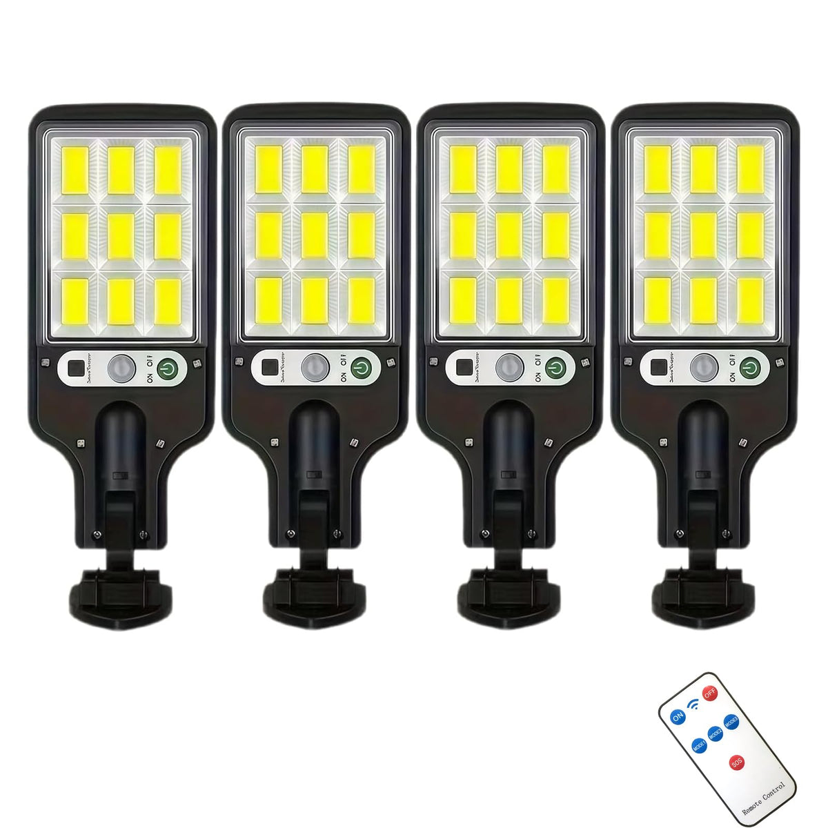 PLMOKJD solar wall light with wide-angle beam for broad yard coverage.