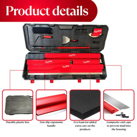 PLONIC complete kit supports drywall, mudding, and seams.