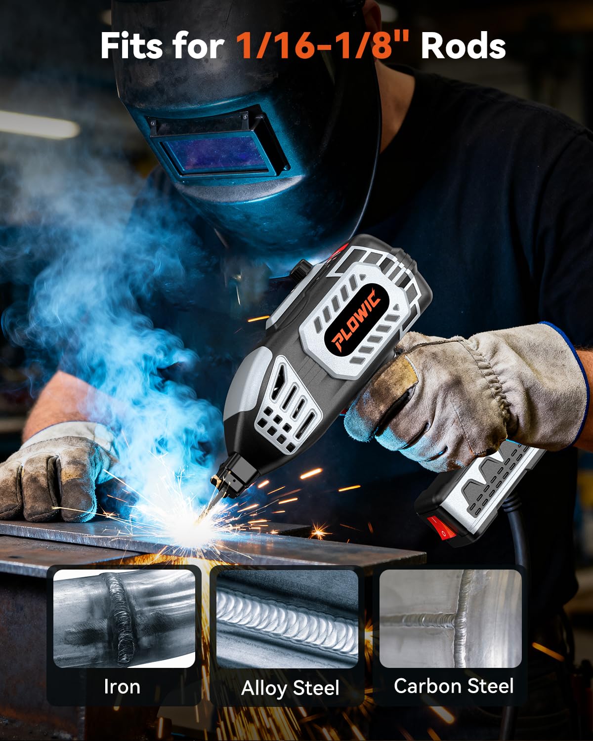 PLOWIC built-in 360° cooling reduces overheating during long jobs.