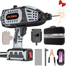 PLOWIC portable welding machine 110V with compact design for quick home repairs.