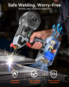 PLOWIC IGBT inverter delivers stable arc for clean welds.