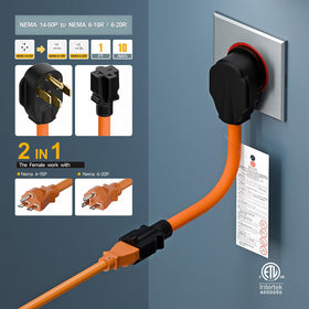 Plugrand adapter suited for EV, dryer, and generator connections