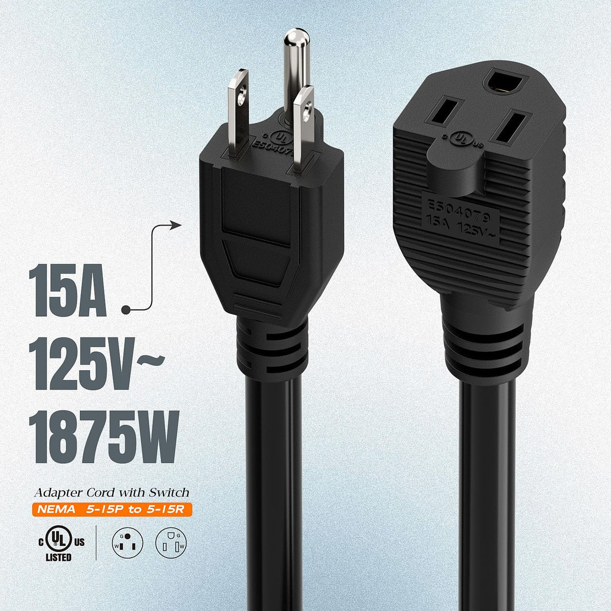 Plugrand heavy-duty power cable suitable for common home devices