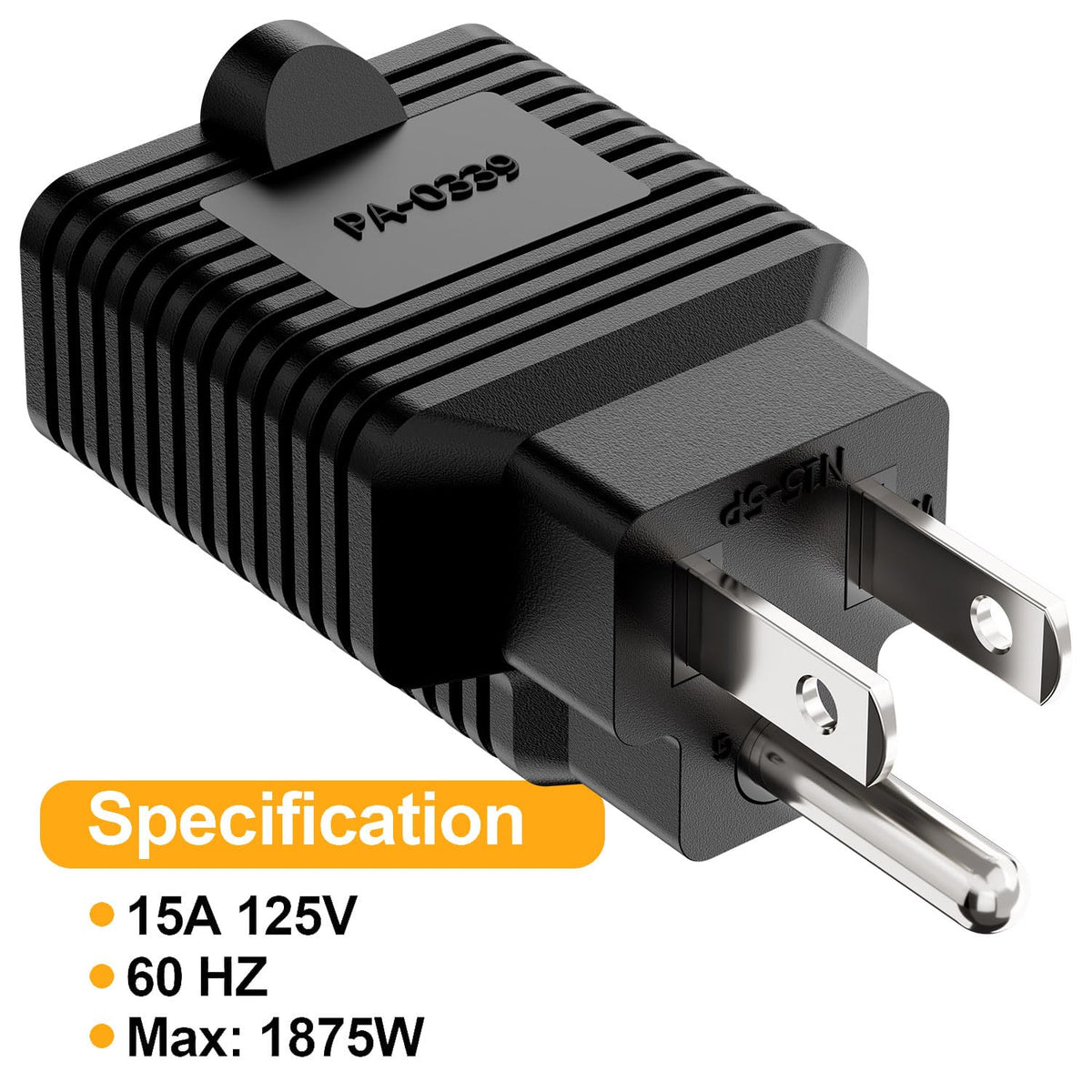 Plugrand 5-pack AC adapter set ideal for home, travel, or campsite