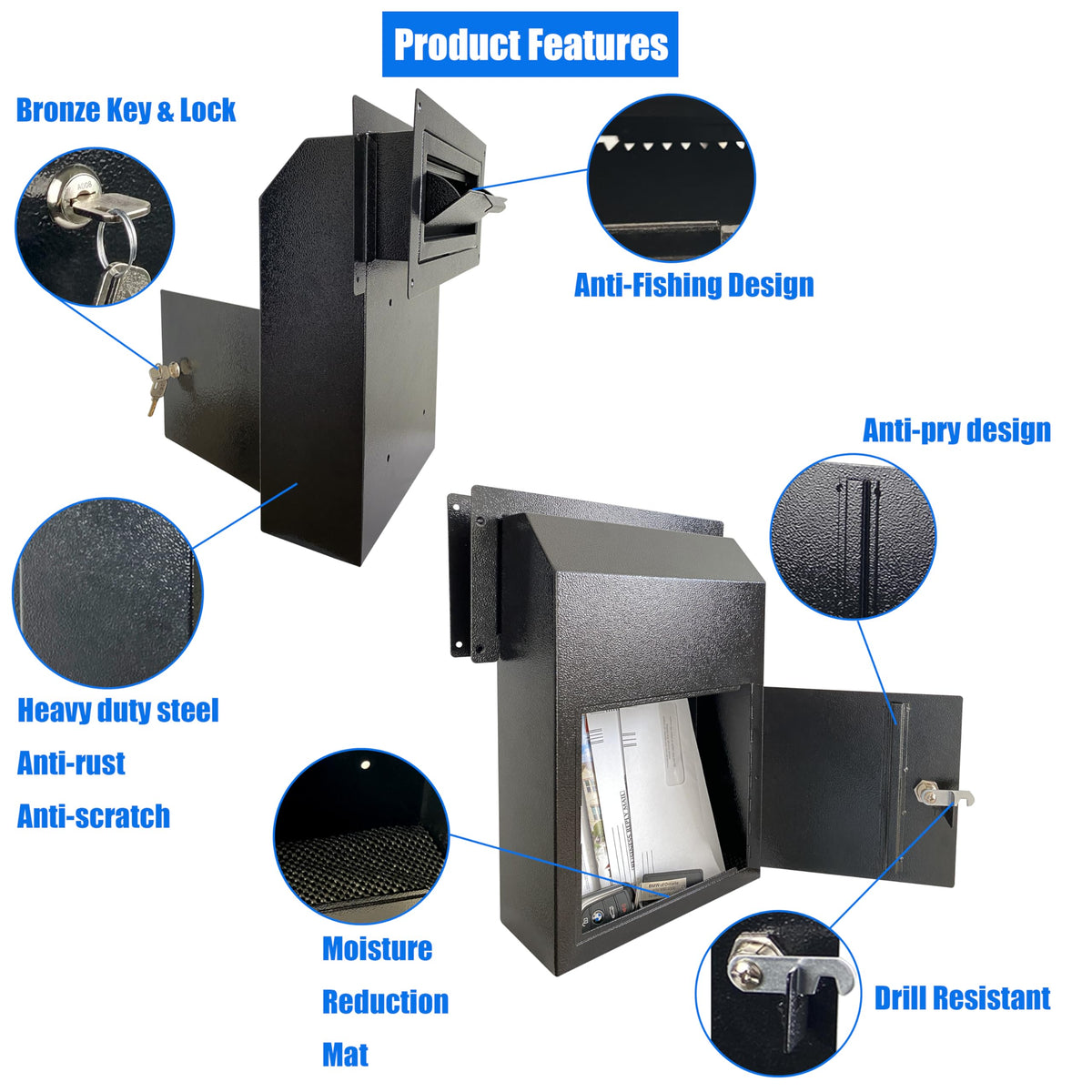 Plugsharge locking deposit-slot close-up highlights secure key access.