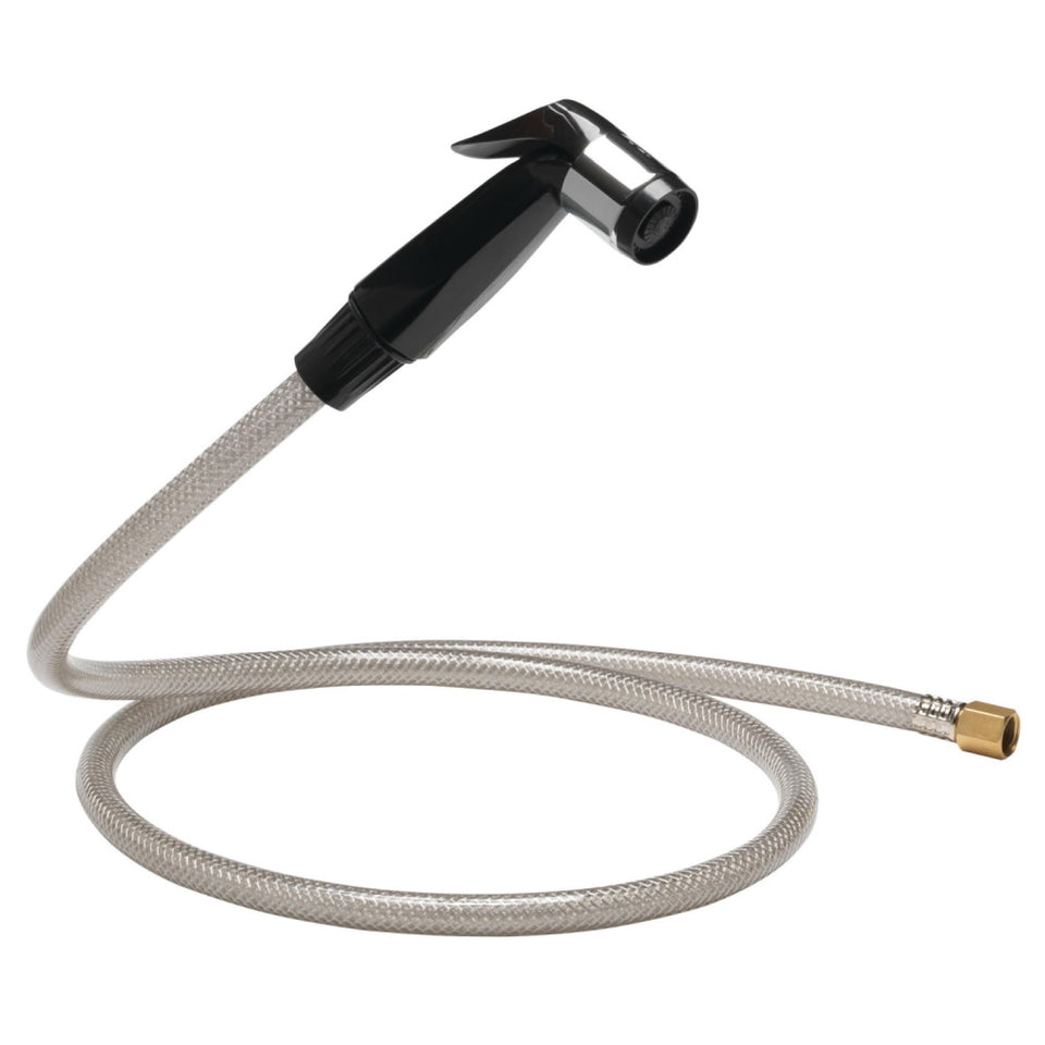 Plumb Craft black sink sprayer with hose attachment ready for daily kitchen rinsing
