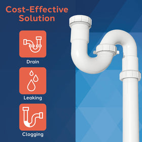 PlumbCraft Waxman wall or floor install setup showing flexible connections.
