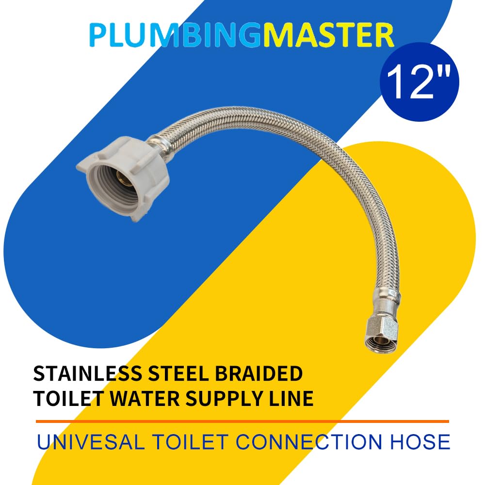 PLUMBINGMASTER brass nut closeup shows anti-leak design for secure connections.