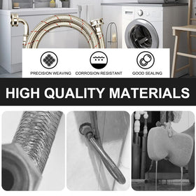 PLUMBINGMASTER brass nuts and fittings ensure strong corrosion resistance.