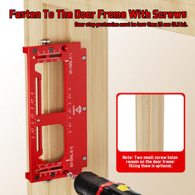 Plumking anodized hinge template showing durability and deformation resistance