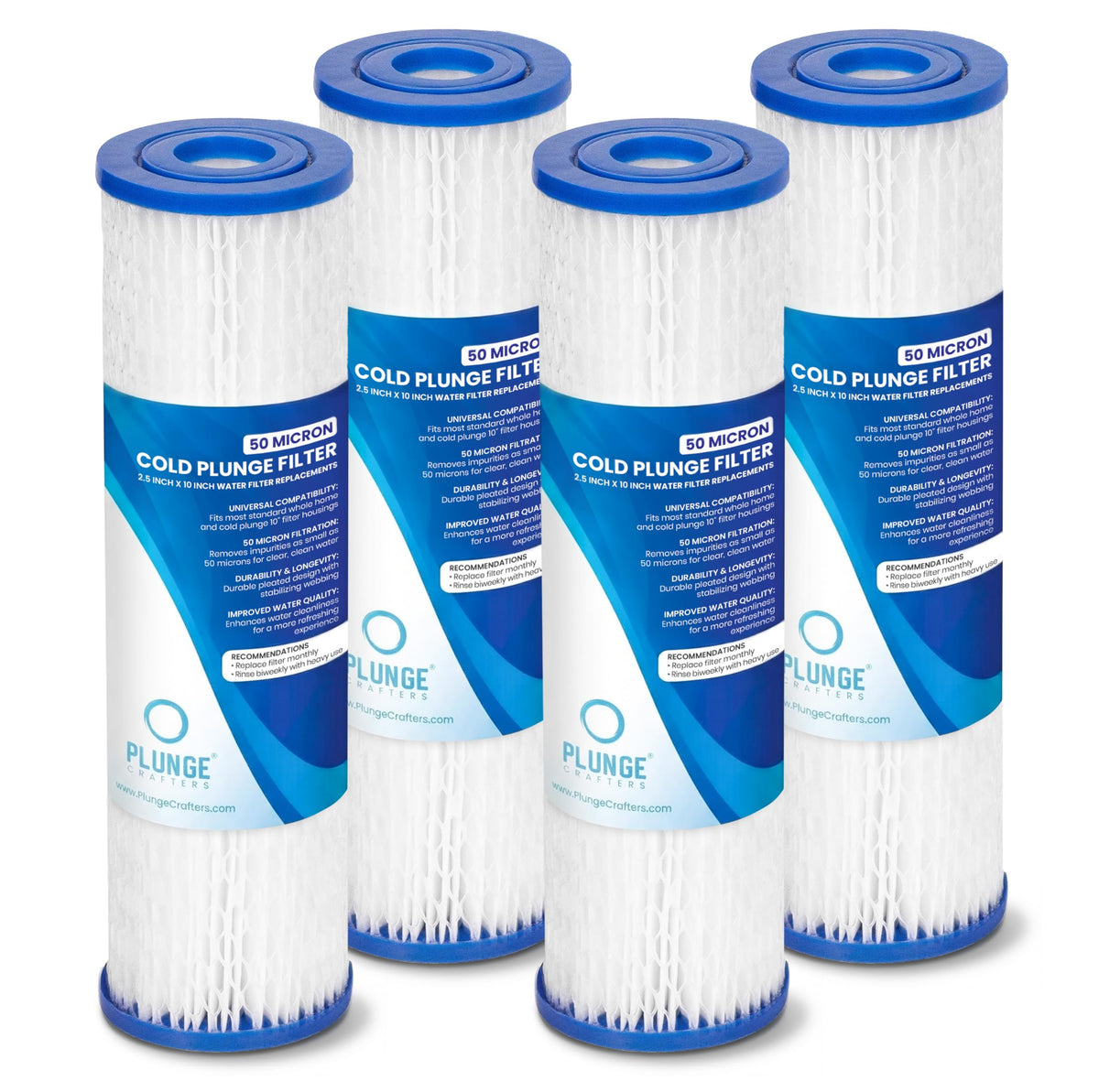 Plunge Crafters cold plunge filter assembly ensures clean water for icy sessions.