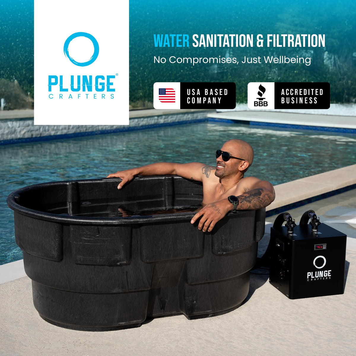 Whole-house installation with Plunge Crafters cartridge supports steady water clarity.