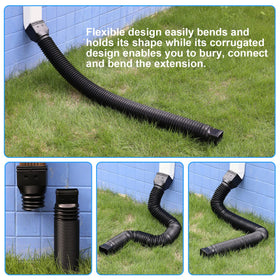 plusgutter easy installation with screws included to secure against rain.