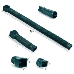 PlusGutter Green1-Pack can be buried for a discreet drainage solution